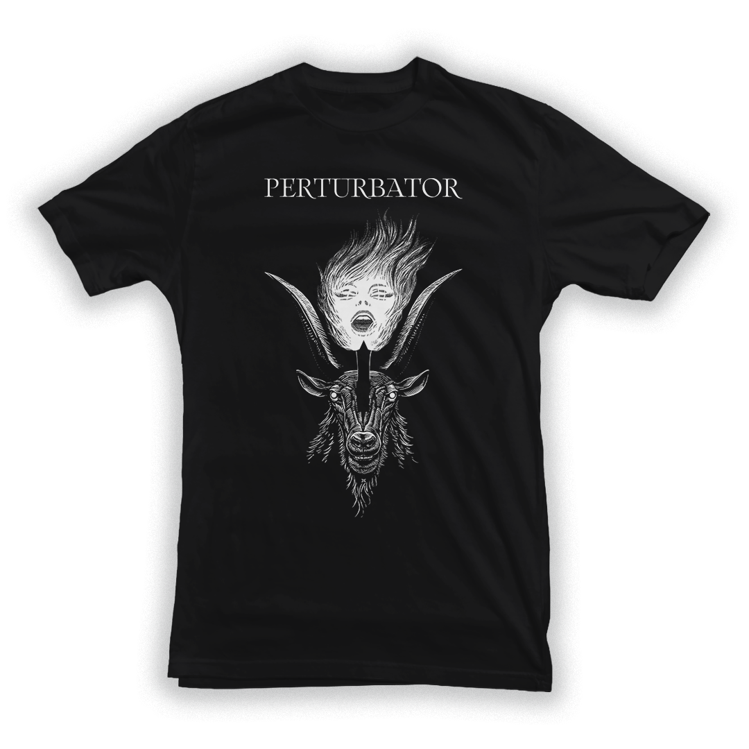 PERTURBATOR "Lustifer" Black T-Shirt