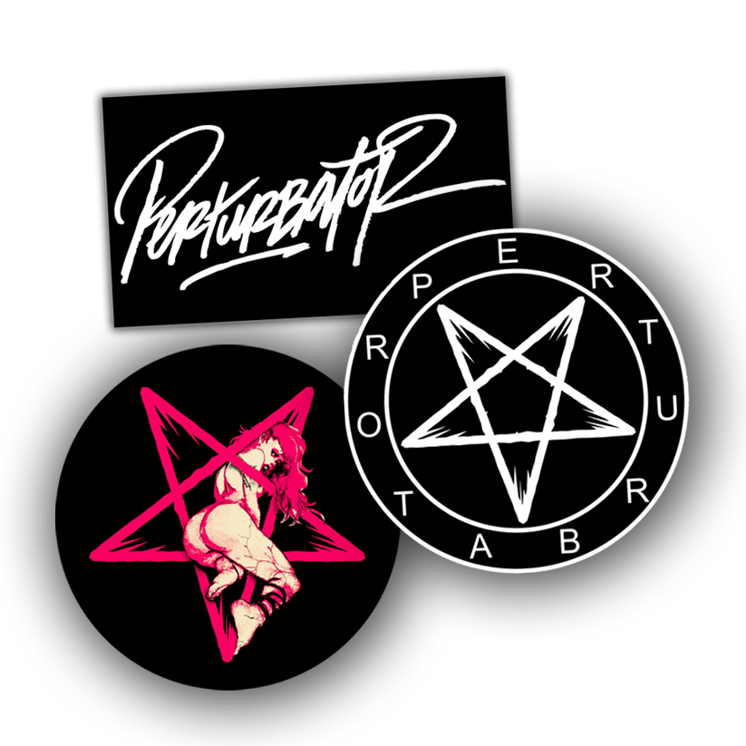 PERTURBATOR - Set of 3 Stickers