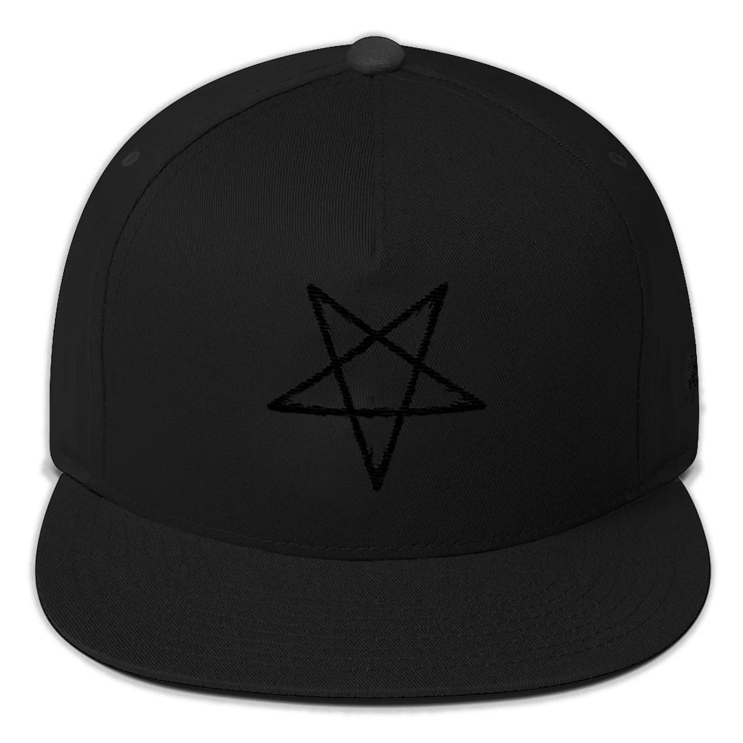 PERTURBATOR "Pentagram" Black Snapback Hat