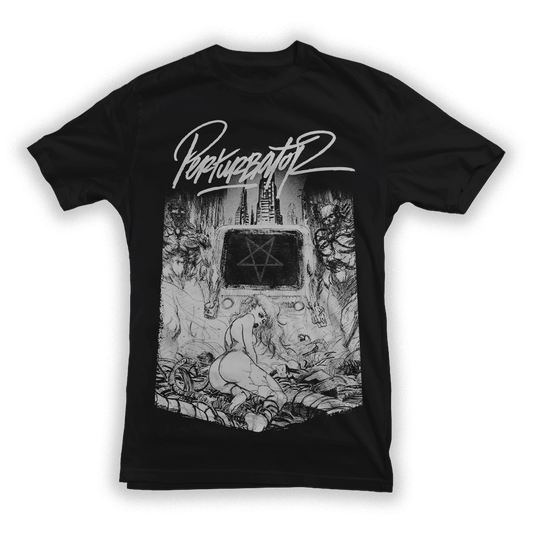 PERTURBATOR "Anti Bootleg Dangerous Days" Black T-Shirt