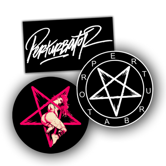PERTURBATOR - Set of 3 Stickers