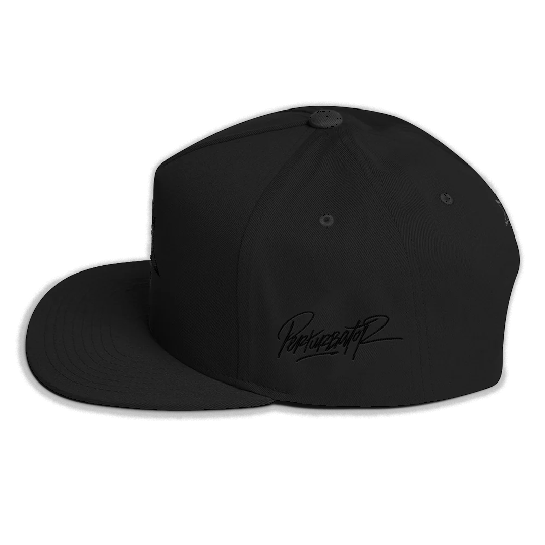 PERTURBATOR "Pentagram" Black Snapback Hat