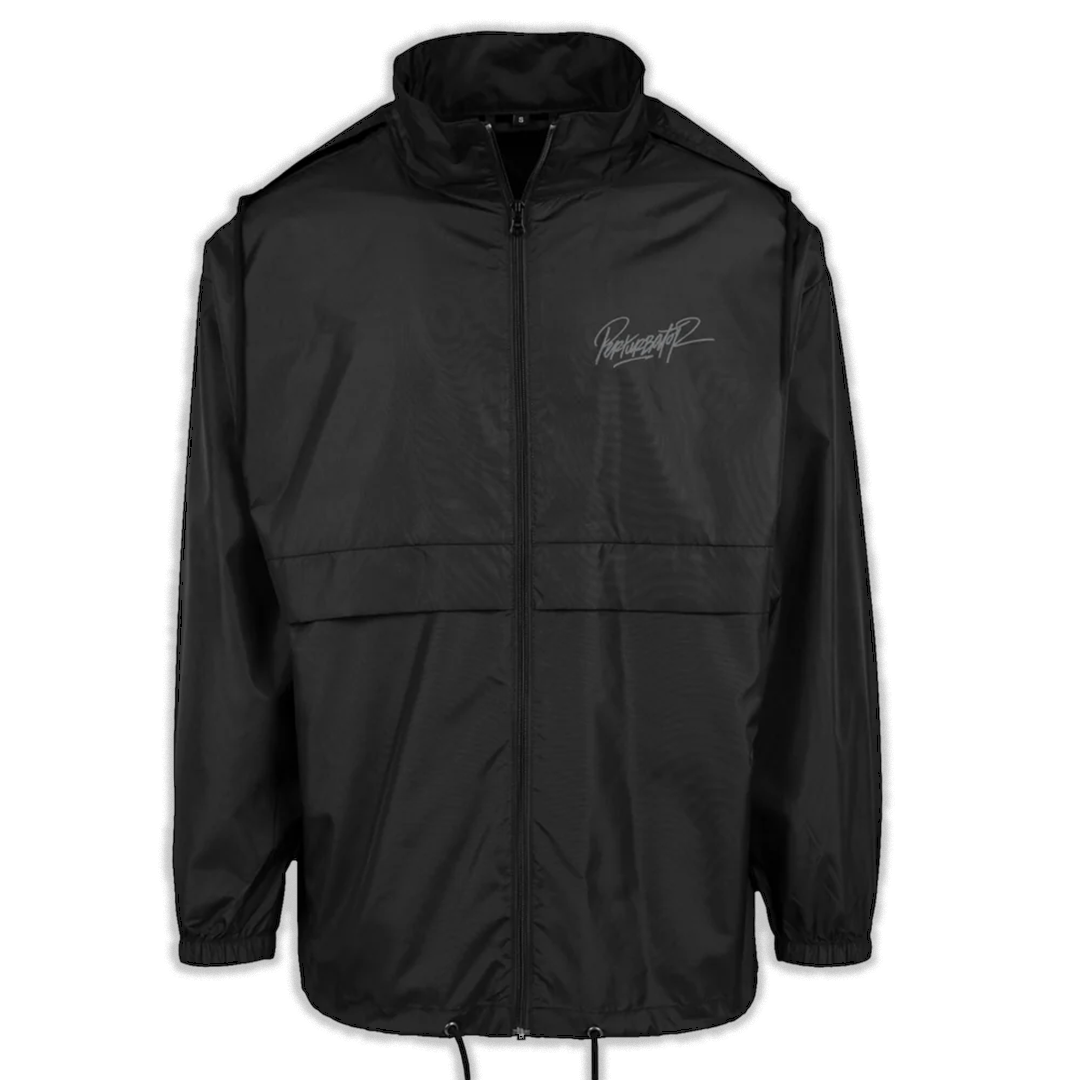 PERTURBATOR "Pentagram" Black Windbreaker