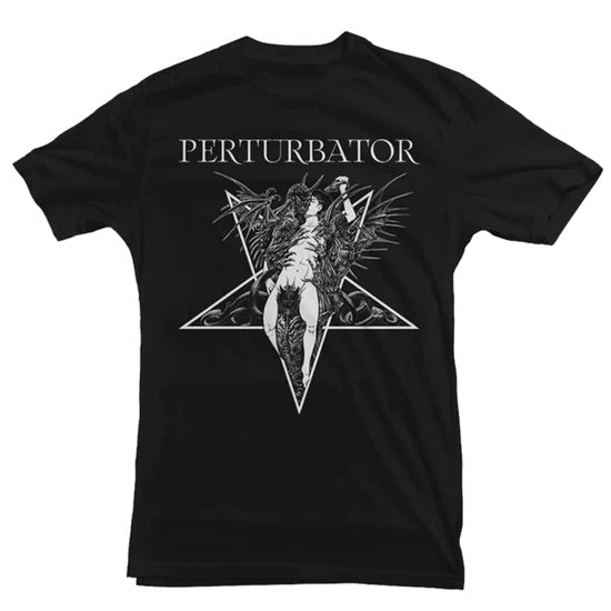 PERTURBATOR "Cursed Woman" Black T-Shirt