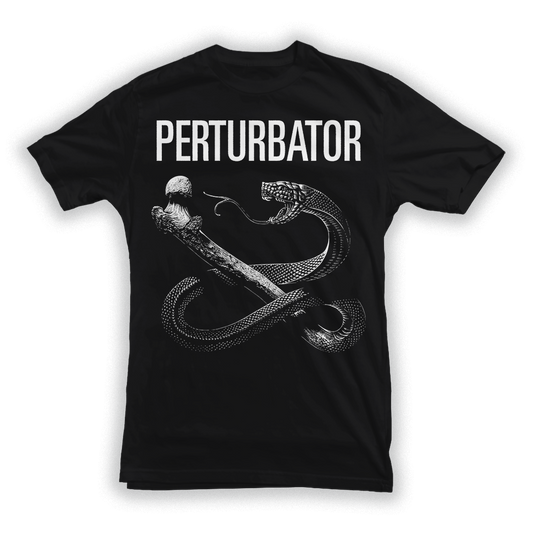 PERTURBATOR "Snake Boner" Black T-Shirt