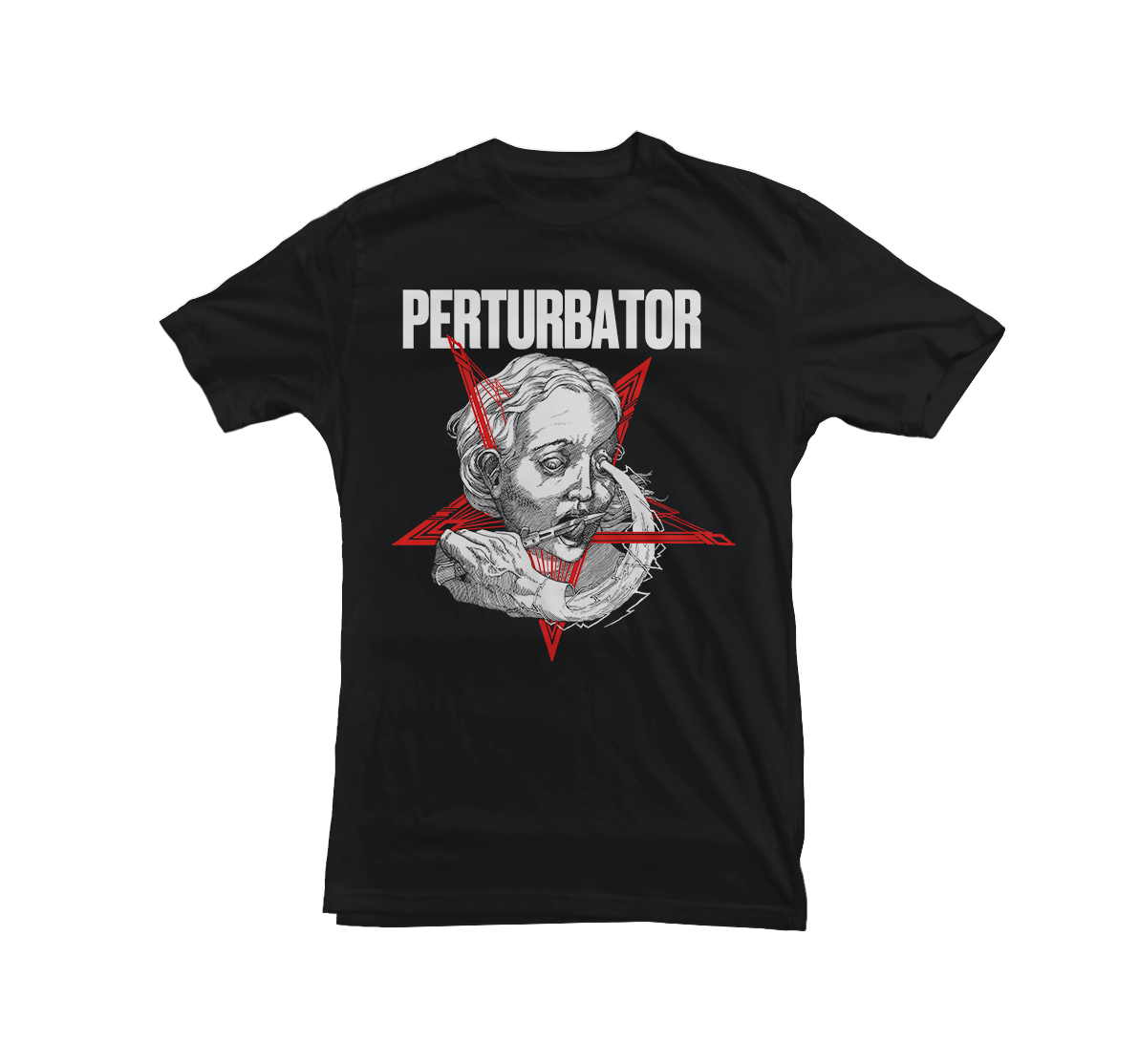 PERTURBATOR "Damian" Black T-Shirt