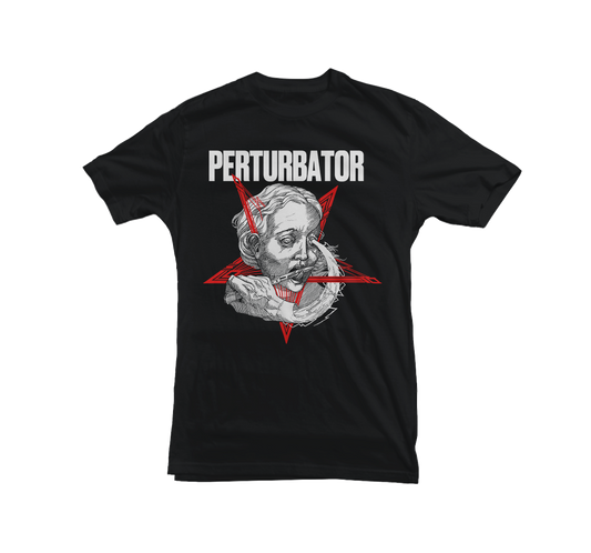 PERTURBATOR "Damian" Black T-Shirt