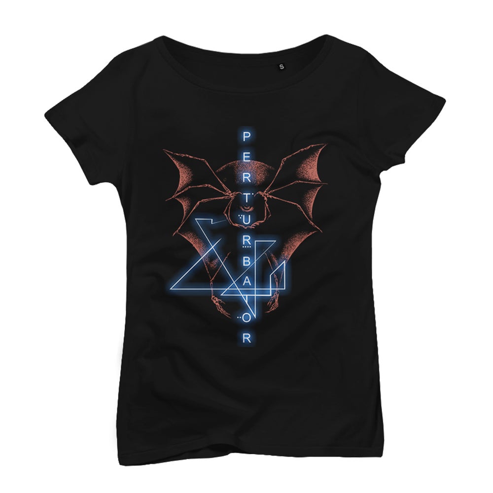 PERTURBATOR "Batin" Black T-Shirt - Woman