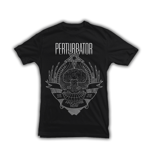 PERTURBATOR " THE ART OF WAR " Black T-Shirt