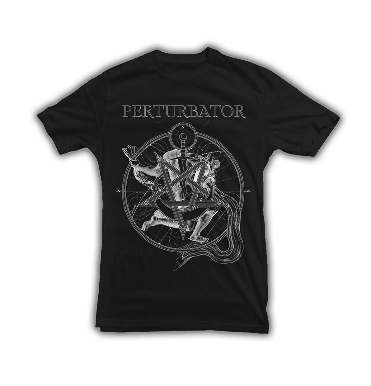 PERTURBATOR " 2025 TOUR TEE " Black T-Shirt