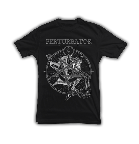PERTURBATOR " 2025 TOUR TEE " Black T-Shirt