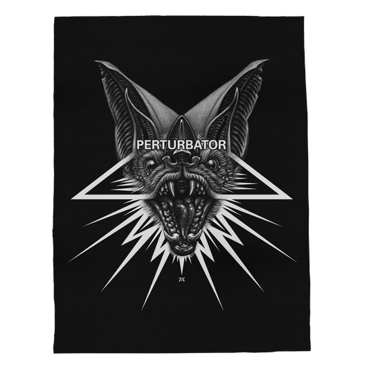 PERTURBATOR "Bat" Silkscreened Backpatch